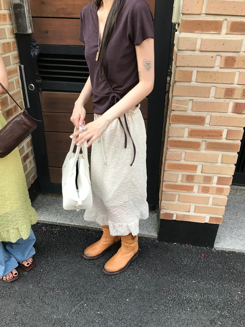 ESCHER韓國直郵女士新款26夏季推薦職業熱賣休閑人氣T恤LESCHERT恤