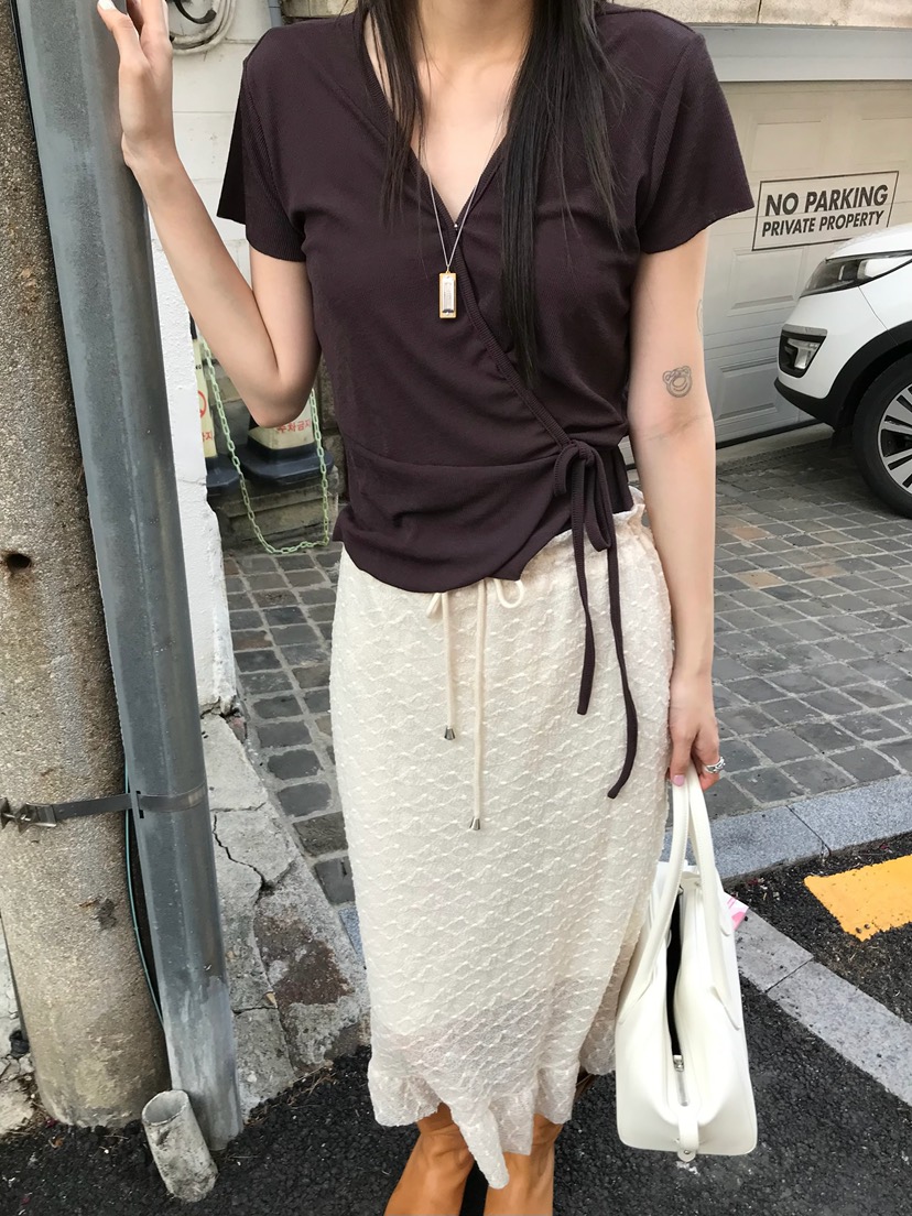 ESCHER韓國直郵女士新款26夏季推薦職業熱賣休閑人氣T恤LESCHERT恤