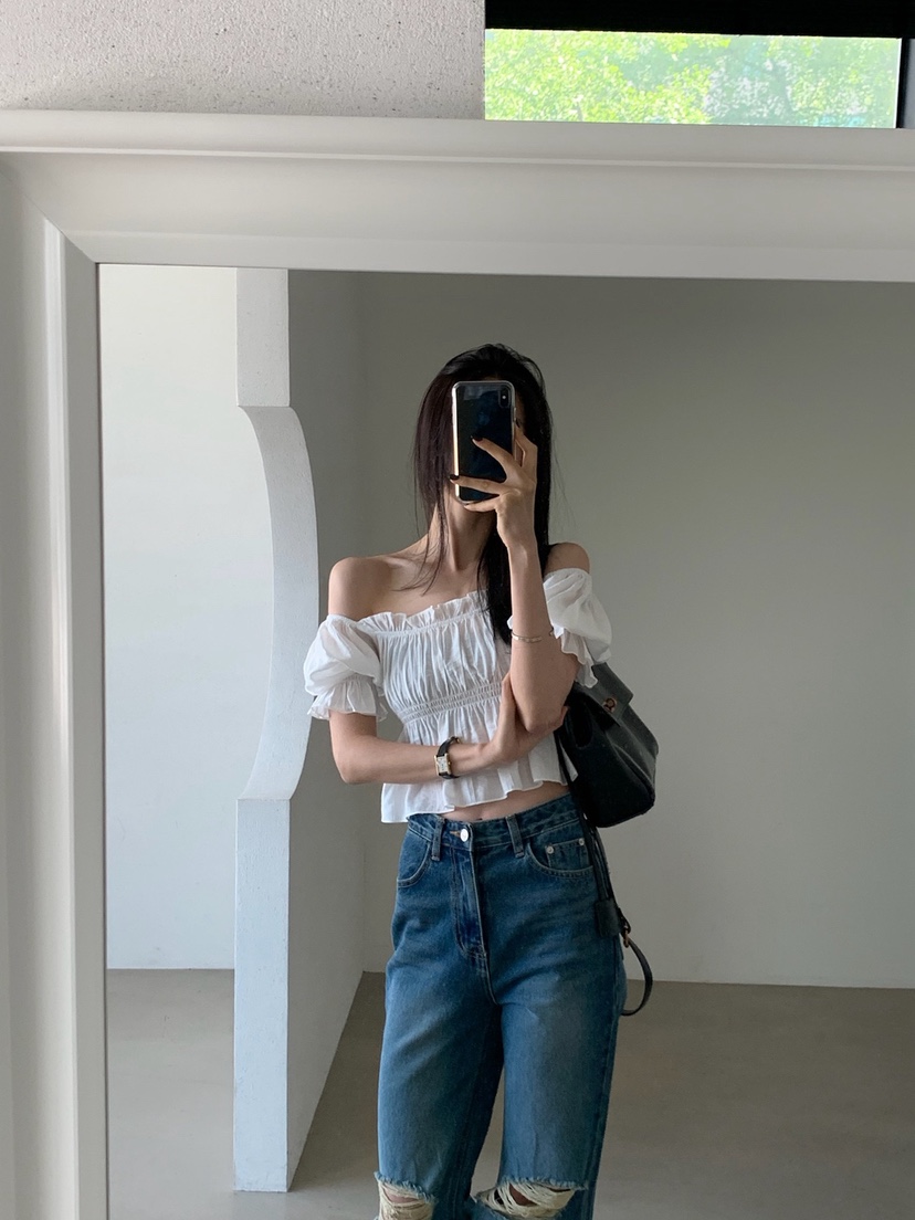 VERANDA韓國直郵女裝新品26春夏休閑職業推薦襯衫蕾絲衫LVERANDA襯衫/蕾絲衫