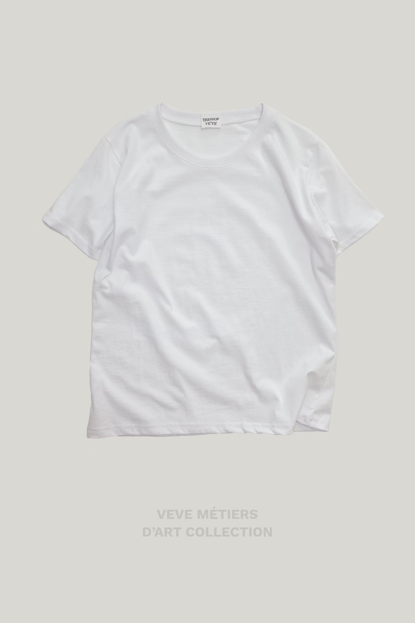 VEVE韓國直郵實拍女裝新品26夏季人氣時尚熱賣26春夏職業T恤VEVET恤圖色2