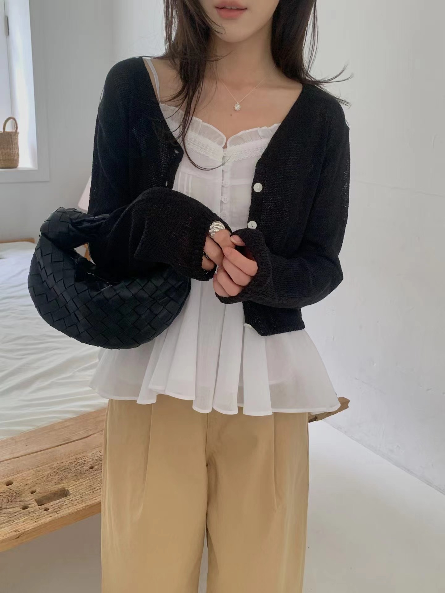 MIELLE-미엘르-OT韓國直郵女裝新品熱賣休閑職業針織衫MIELLE-2件起針織衫