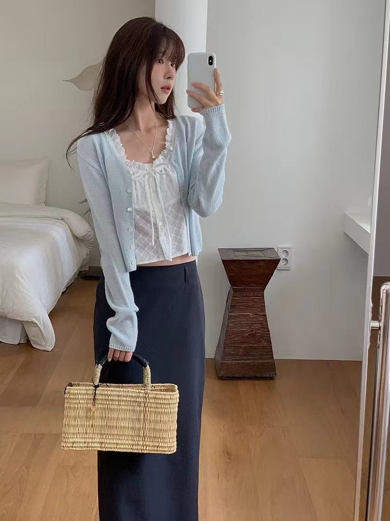 MIELLE-미엘르-OT韓國直郵女裝新品熱賣休閑職業針織衫MIELLE-2件起針織衫圖色2