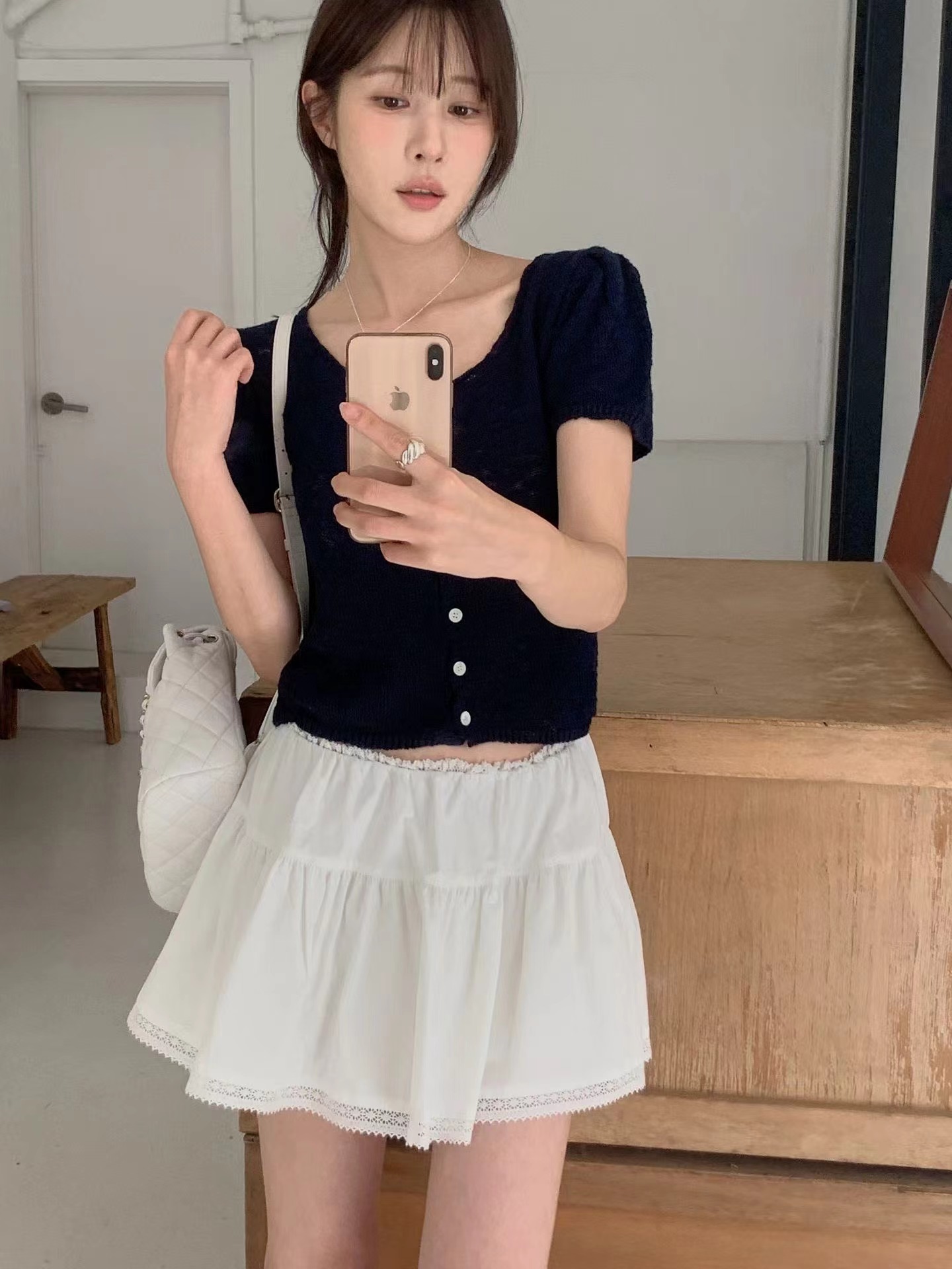 MIELLE-미엘르-OT韓國東大門代購女士新品職業針織衫羊毛開襟MIELLE-2件起針織衫