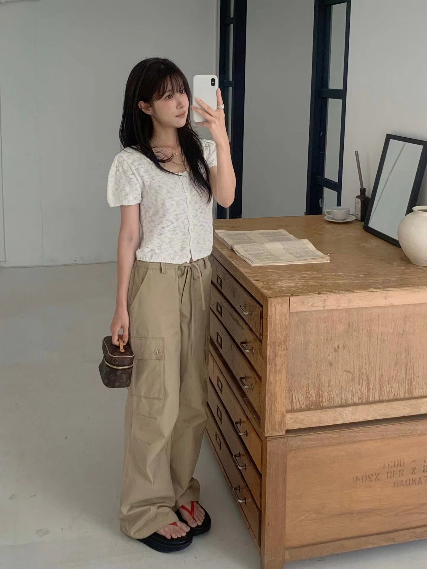 MIELLE-미엘르-OT韓國東大門代購女士新品職業針織衫羊毛開襟MIELLE-2件起針織衫