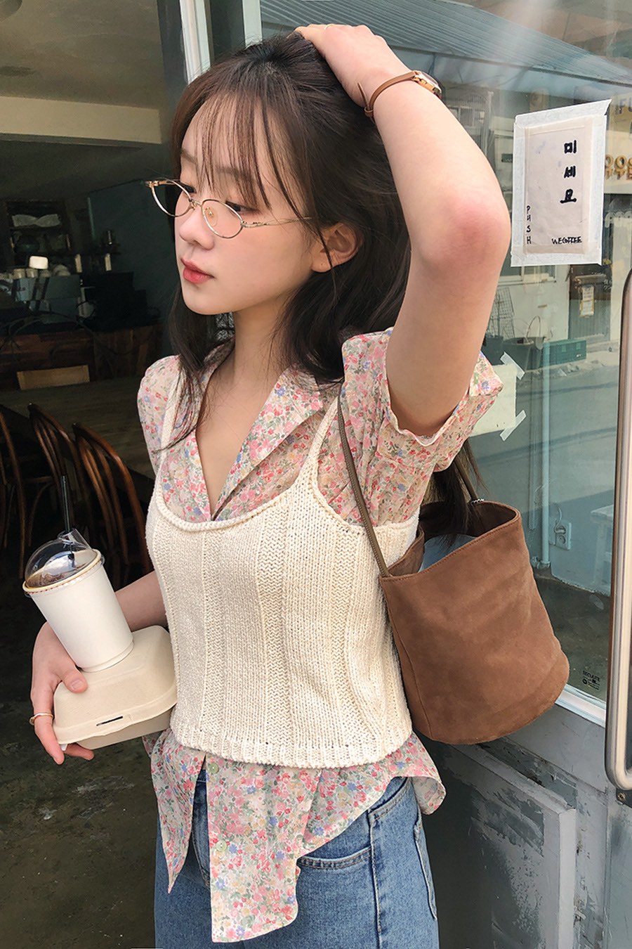 LETAILOR韓國東大門直郵女裝新品休閑熱賣襯衫蕾絲衫雪紡LETAILOR襯衫/蕾絲衫