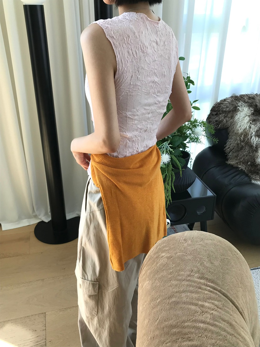ESCHER韓國代購女裝新款休閑人氣推薦26夏季26春夏吊帶背心ESCHER吊帶/背心