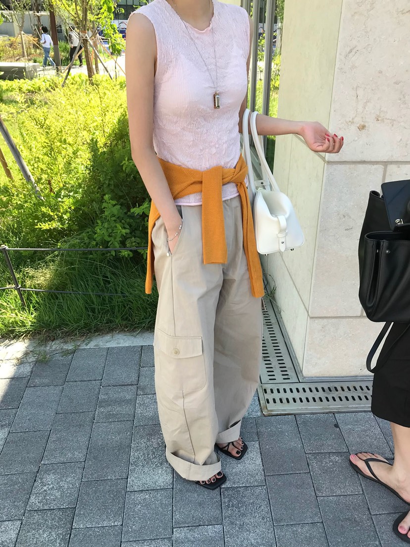ESCHER韓國代購女裝新款休閑人氣推薦26夏季26春夏吊帶背心ESCHER吊帶/背心