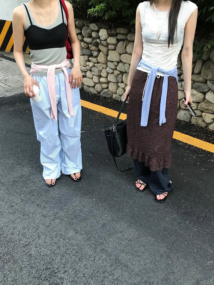 ESCHER韓國代購女裝新款休閑人氣推薦26夏季26春夏吊帶背心ESCHER吊帶/背心