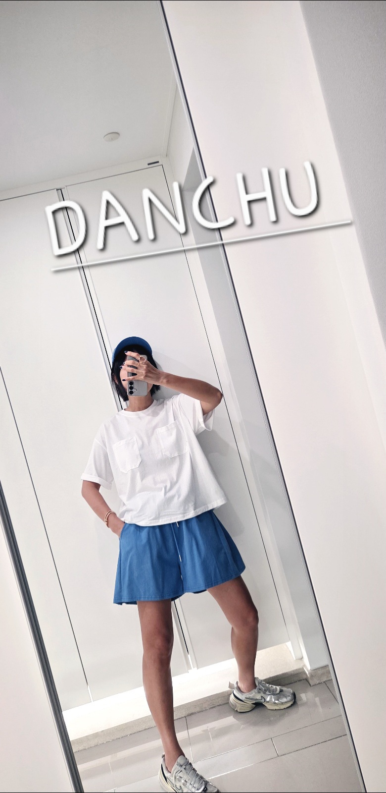 DANCHU韓國代購女士新款休閑人氣熱賣推薦26夏季26春夏T恤口袋DANCHUT恤