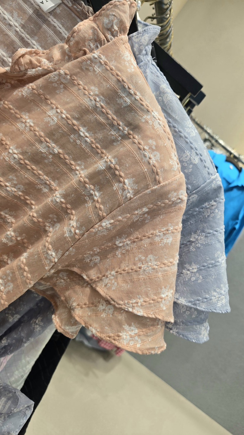 TANIA韓國代購女士新款熱賣人氣26夏季休閑連衣裙含腰繩層疊TANIA連衣裙