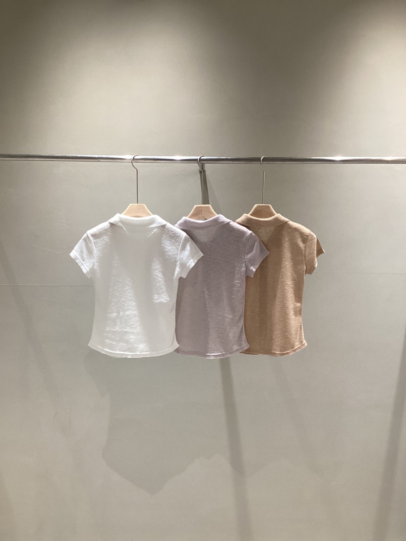 NEAR LEAP-P韓國直郵實拍女士新品26春夏職業推薦T恤亞麻NEAR LEAP/The N:LT恤