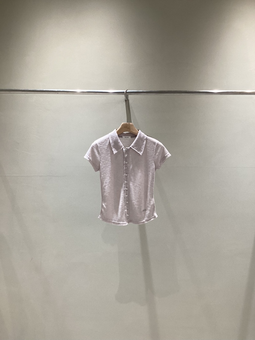 NEAR LEAP-P韓國直郵實拍女士新品26春夏職業推薦T恤亞麻NEAR LEAP/The N:LT恤圖色2