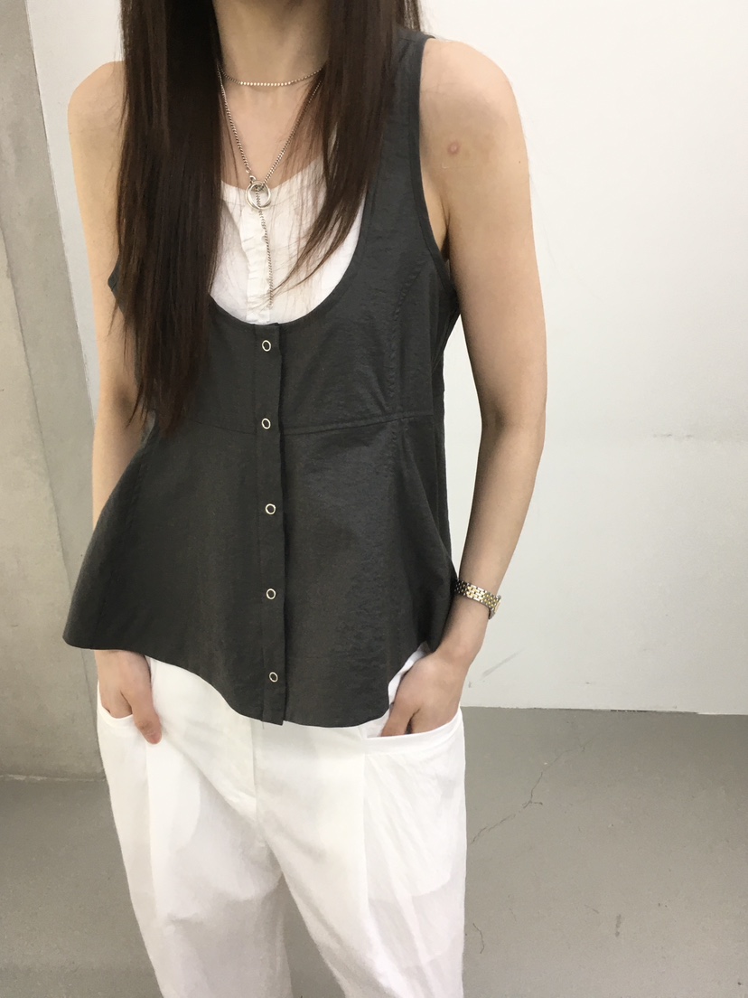 MINIMUZE東大門實拍韓國女士新款休閑職業推薦26春夏吊帶背心LMINIMUZE吊帶/背心