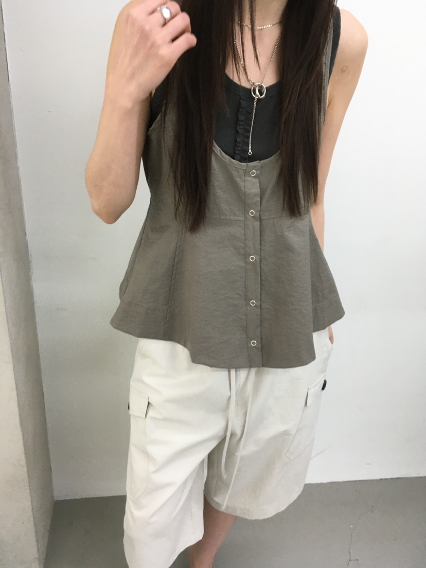 MINIMUZE東大門實拍韓國女士新款休閑職業推薦26春夏吊帶背心LMINIMUZE吊帶/背心