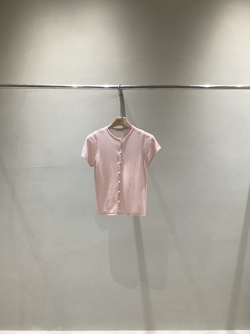 NEAR LEAP-P韓國直郵女士新品職業時尚T恤亞麻針織修身NEAR LEAP/The N:LT恤圖色2