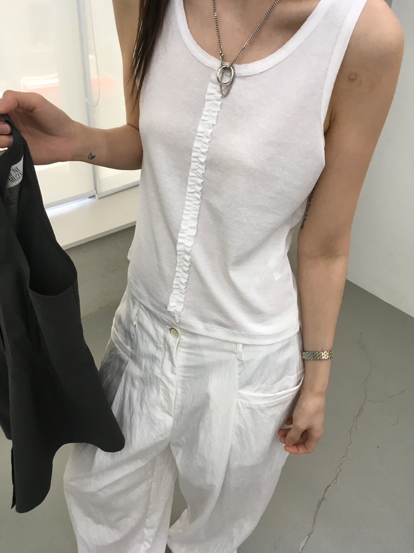 MINIMUZE韓國直郵實拍女裝新品26夏季推薦休閑吊帶背心無袖MINIMUZE吊帶/背心