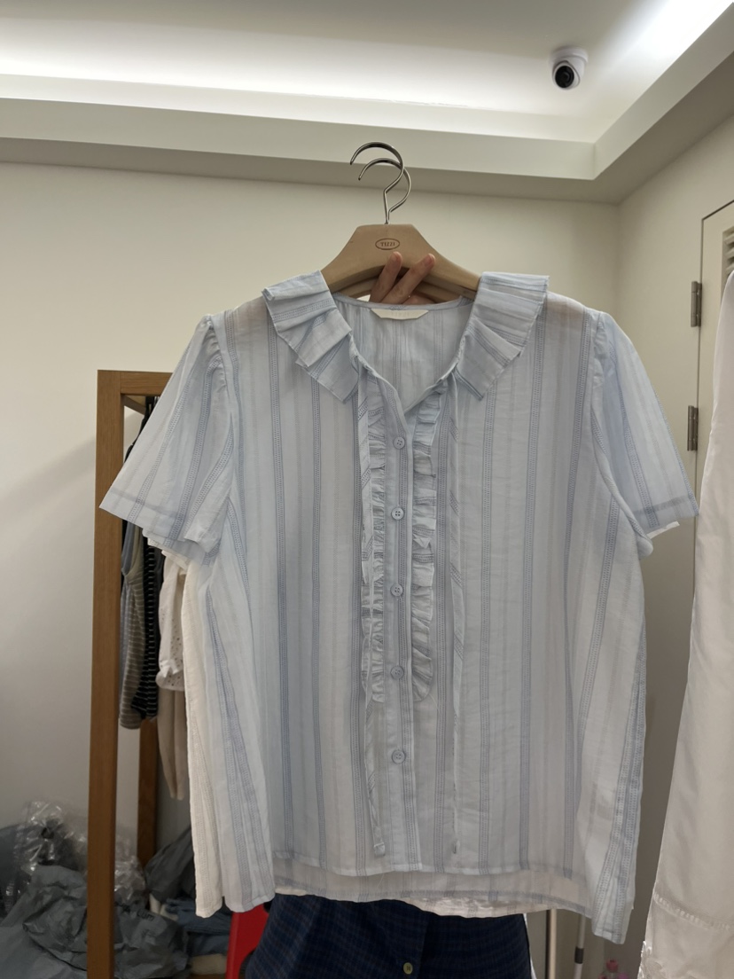 TIZZI韓國東大門代購女裝新品人氣推薦時尚熱賣襯衫蕾絲衫TIZZI襯衫/蕾絲衫圖色1