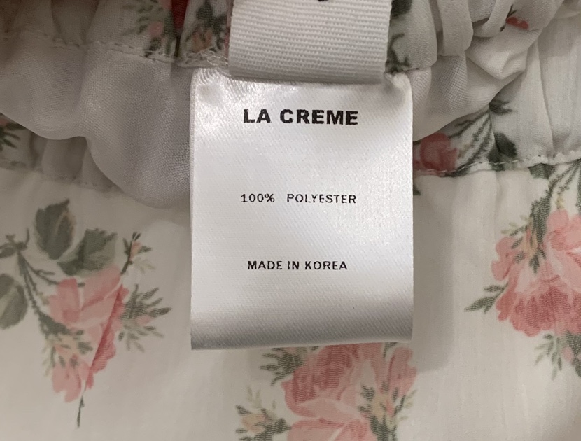 LA CREME韓國東大門直郵女裝新品26春夏半身裙中短裙雪紡SLA CREME半身裙/中短裙