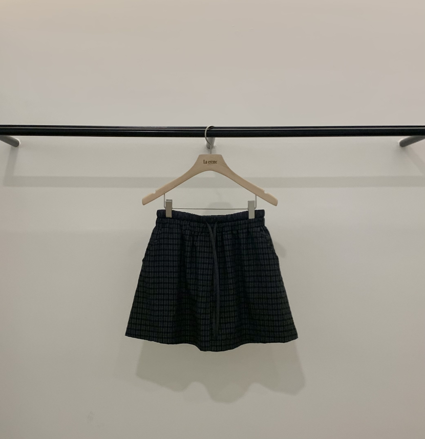 LA CREME東大門實拍韓國女裝新款26春夏職業26夏季短裙格子SLA CREME短裙圖色2