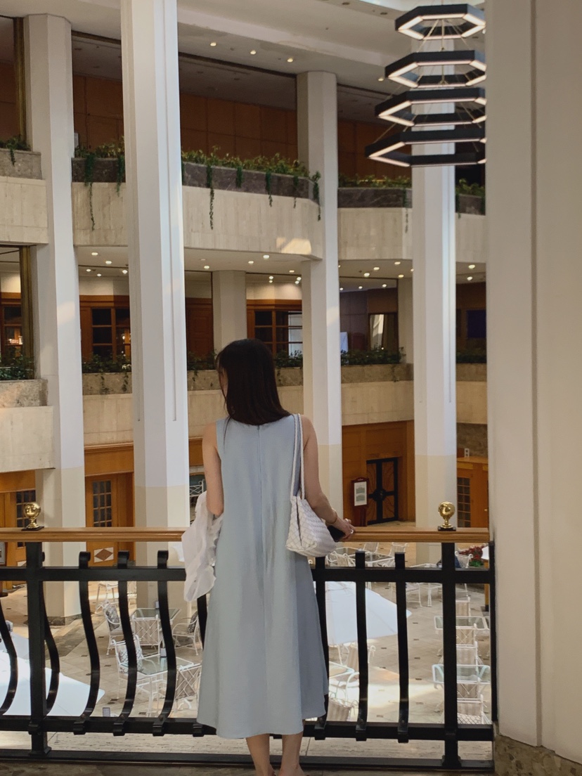 LA CREME東大門實拍韓國女士新品推薦職業連衣裙褶皺褶裥SLA CREME連衣裙