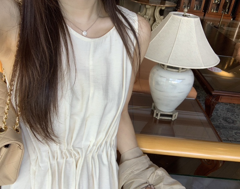 LA CREME東大門實拍韓國女士新品推薦職業連衣裙褶皺褶裥SLA CREME連衣裙