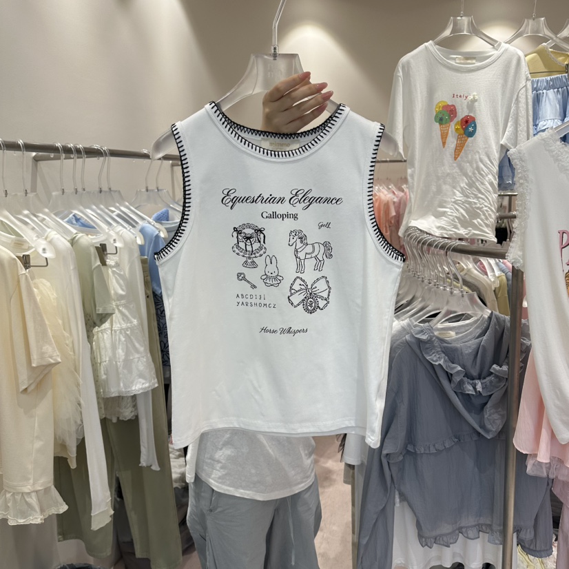 MIMME/LOOKK韓國直郵實拍女士新款休閑推薦26春夏吊帶背心MIMME/LOOKK吊帶/背心圖色1