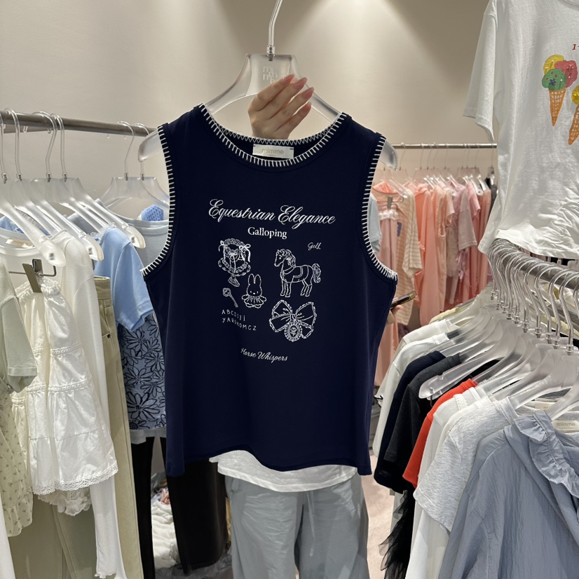 MIMME/LOOKK韓國直郵實拍女士新款休閑推薦26春夏吊帶背心MIMME/LOOKK吊帶/背心圖色3