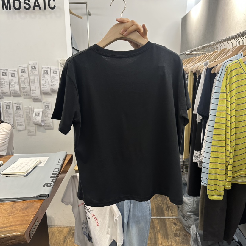 MOSAIC韓國直郵女裝新款26夏季職業人氣休閑推薦熱賣26春夏T恤MOSAICT恤