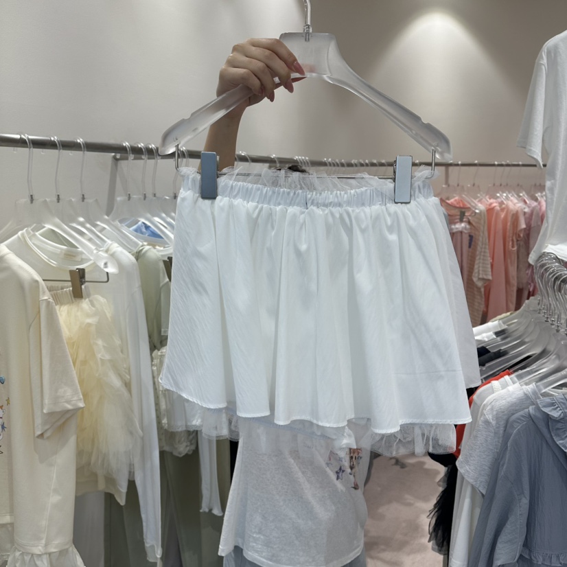 MIMME/LOOKK韓國東大門直郵女裝新品人氣26春夏裙褲雙層MIMME/LOOKK裙褲