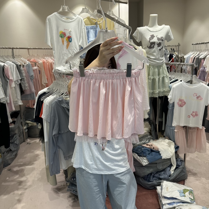 MIMME/LOOKK韓國東大門直郵女裝新品人氣26春夏裙褲雙層MIMME/LOOKK裙褲圖色1