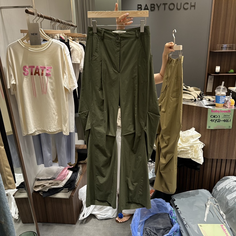 BABYTOUCH韓國東大門直郵女裝新款休閑26夏季時尚26春夏休閑褲BABYTOUCH休閑褲圖色2