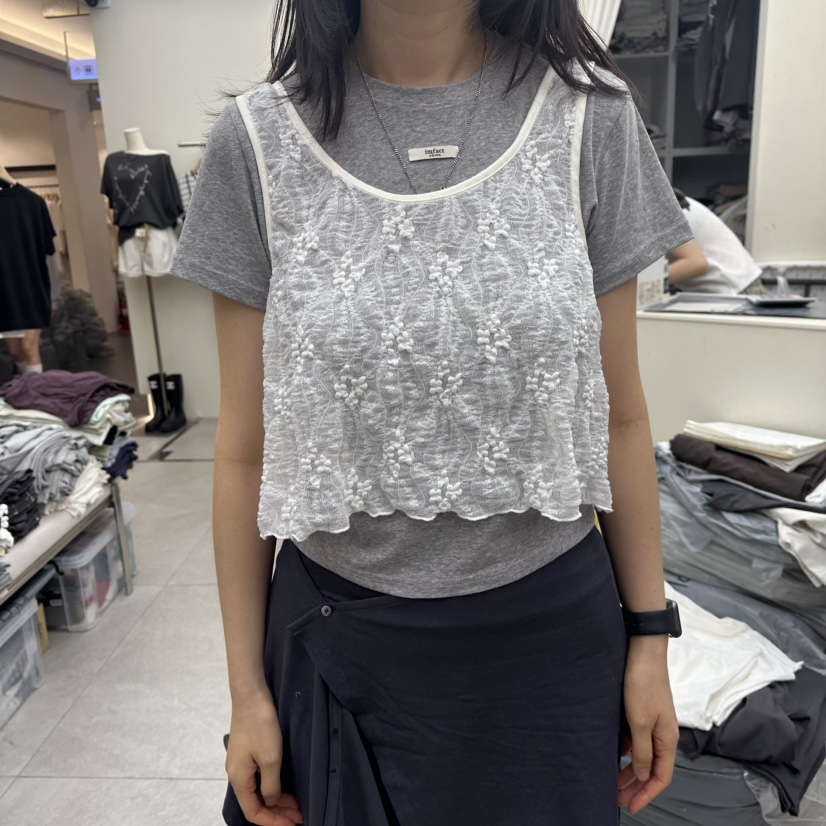 I MFACT韓國直郵女士新款休閑人氣26春夏吊帶背心兩面穿I MFACT吊帶/背心圖色1