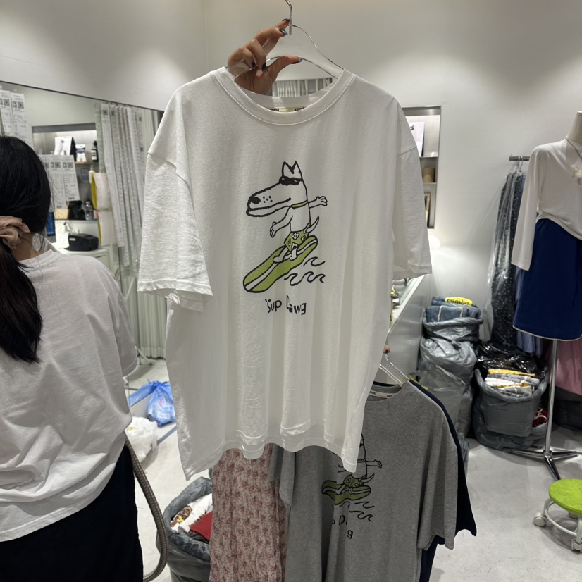 COMBO韓國直郵女裝新款休閑熱賣時尚推薦26春夏職業人氣T恤COM_BOT恤圖色1