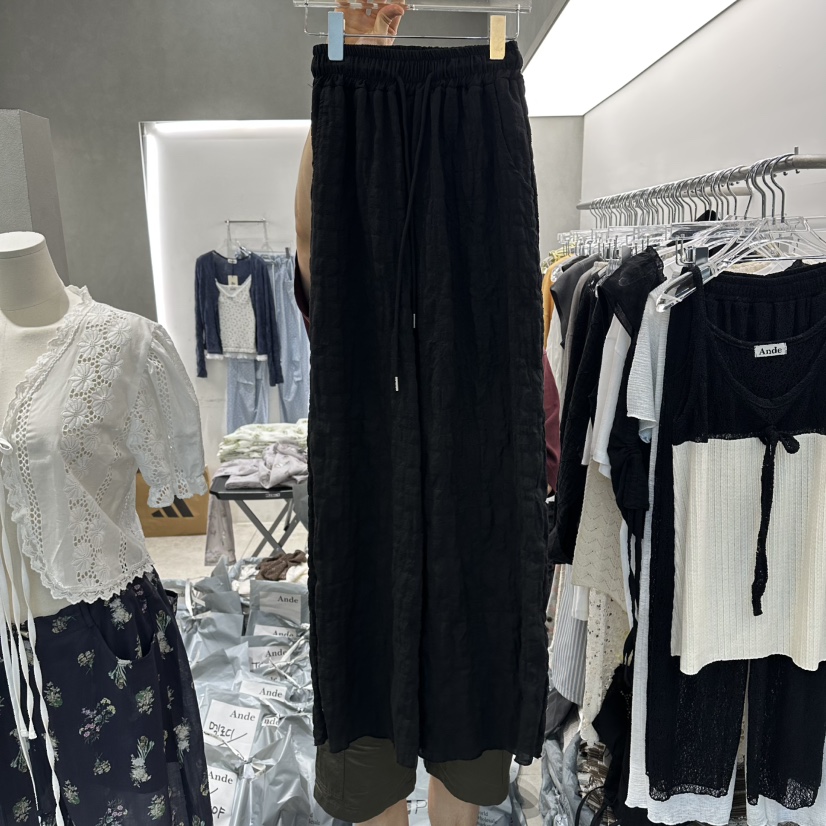 ANDE韓國東大門代購女士新品人氣職業熱賣26春夏推薦休閑褲Ande休閑褲圖色3