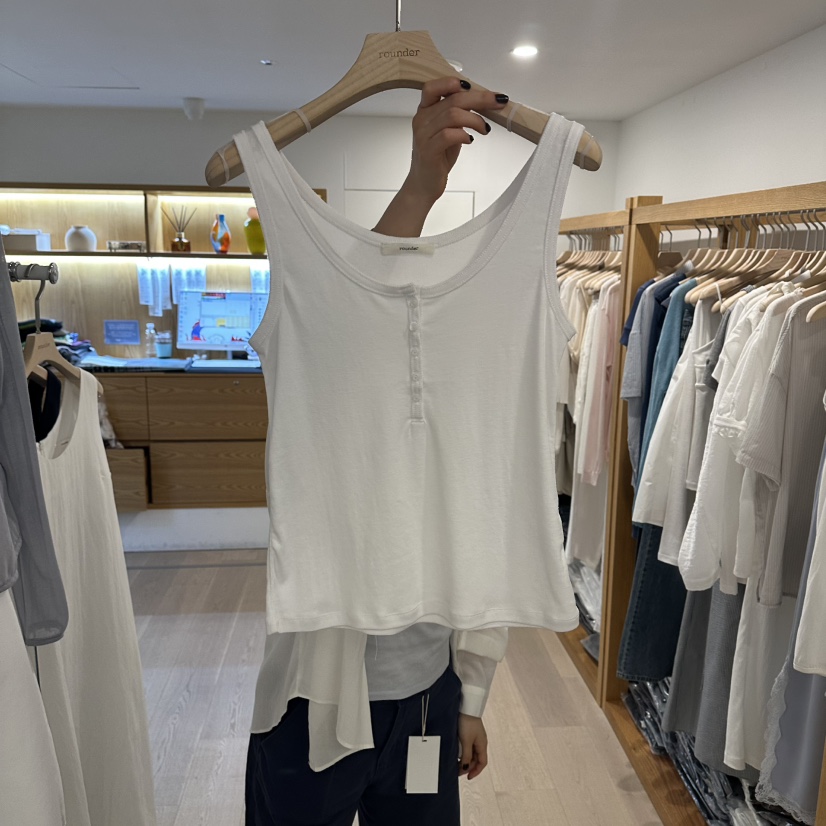 ROUNDER韓國東大門代購女裝新品人氣26春夏推薦時尚吊帶背心ROUNDER吊帶/背心圖色2