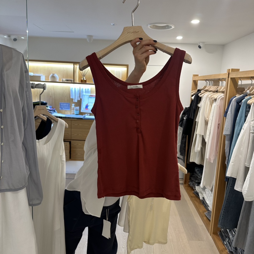 ROUNDER韓國東大門代購女裝新品人氣26春夏推薦時尚吊帶背心ROUNDER吊帶/背心圖色4