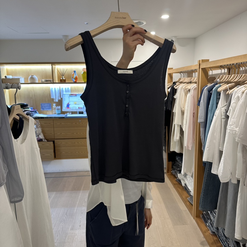 ROUNDER韓國東大門代購女裝新品人氣26春夏推薦時尚吊帶背心ROUNDER吊帶/背心圖色5