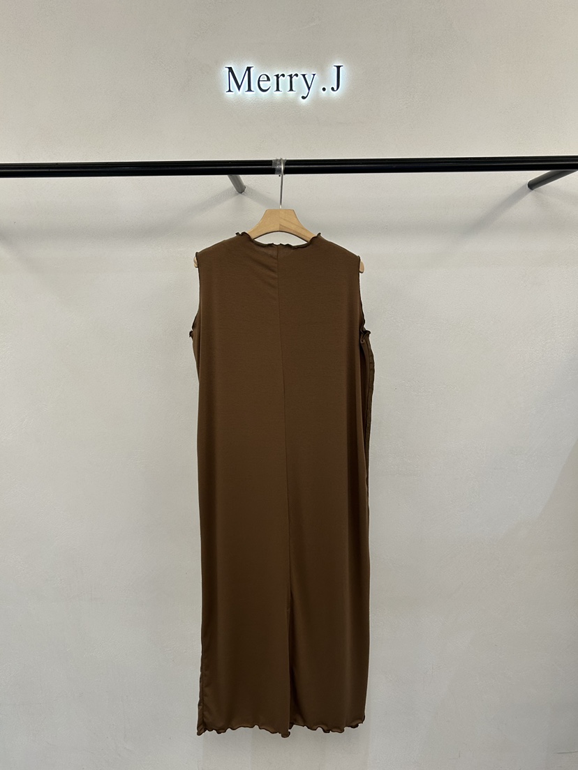 MERRY-J韓國代購女裝新品人氣職業26夏季連衣裙歐根紗撞色MERRY-J連衣裙