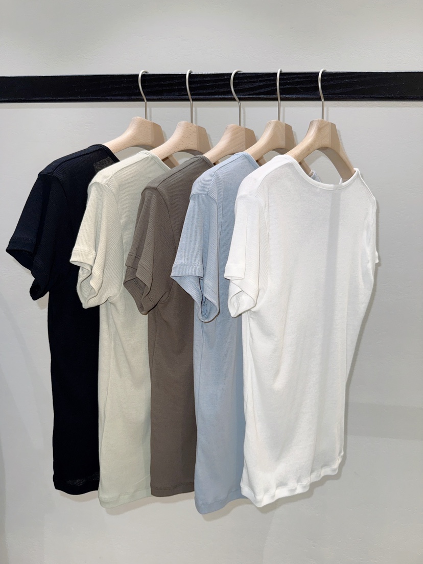 NDE韓國直郵女裝新品26夏季熱賣職業26春夏時尚推薦休閑T恤BOHEME_NDET恤