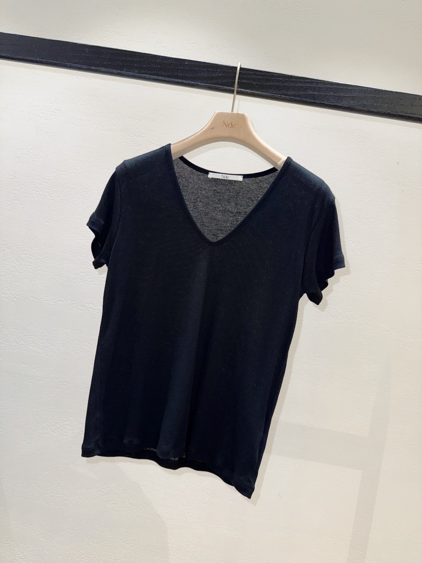 NDE韓國直郵女裝新品26夏季熱賣職業26春夏時尚推薦休閑T恤BOHEME_NDET恤圖色5