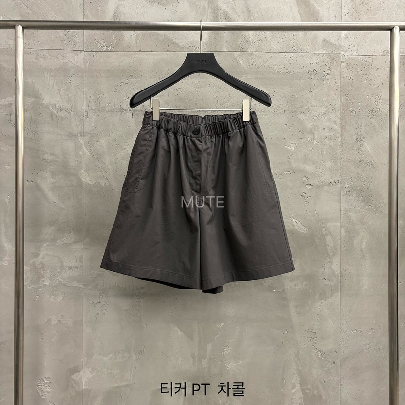 MUTE-P韓國東大門代購女裝新品人氣26夏季推薦熱賣職業短褲MUTE短褲圖色4墨色
