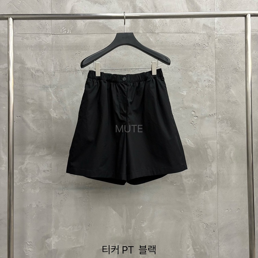 MUTE-P韓國東大門代購女裝新品人氣26夏季推薦熱賣職業短褲MUTE短褲圖色5黑色