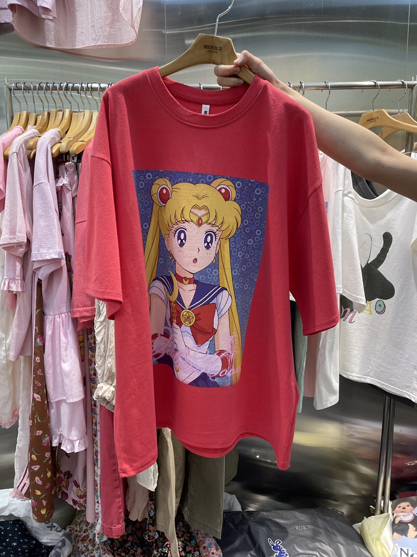 MENDL S韓國直郵女裝新款職業26春夏26夏季休閑推薦時尚T恤MENDL ST恤圖色2