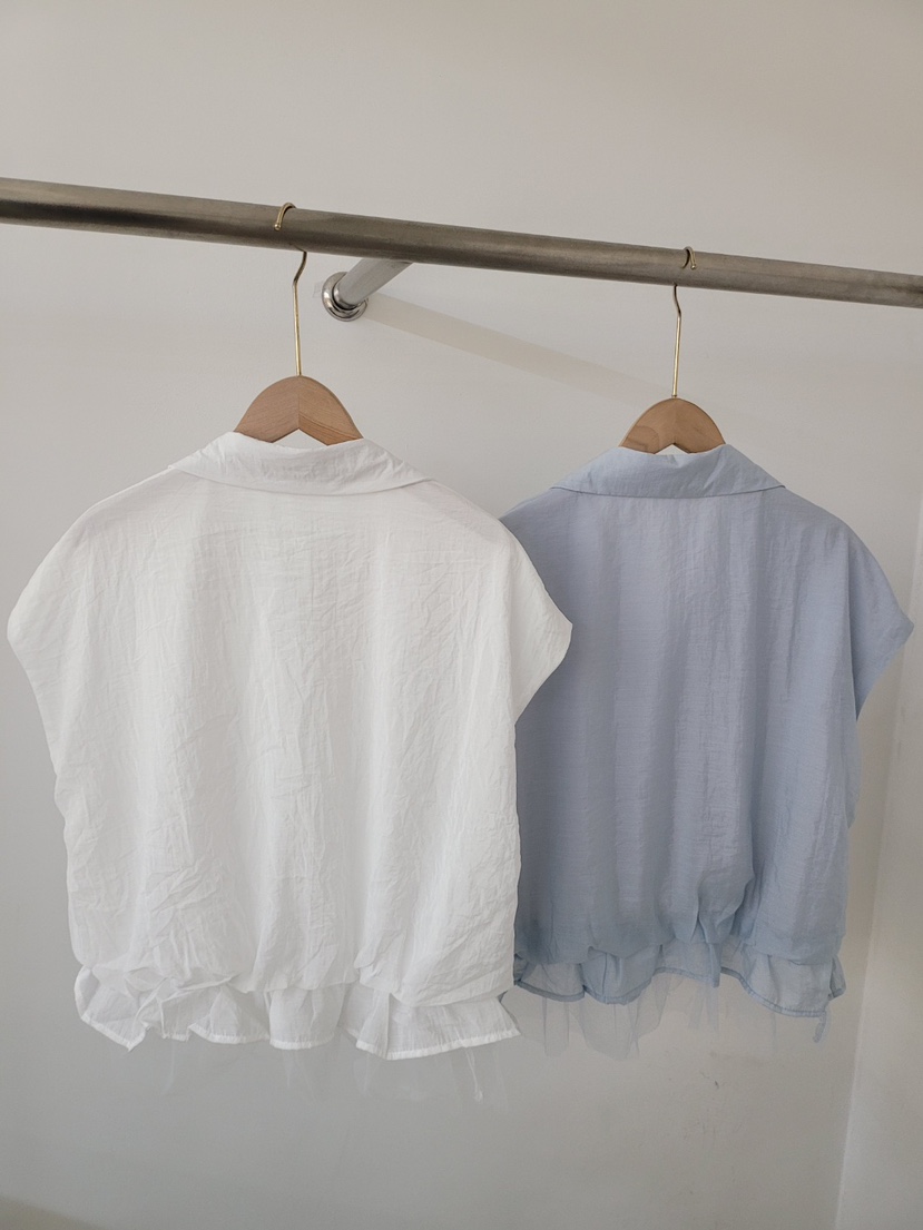 THE OTHER韓國東大門直郵女士新品人氣熱賣襯衫蕾絲衫亞麻THE OTHER襯衫/蕾絲衫