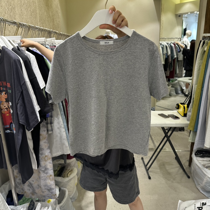 REFLAT韓國直郵女士新款時尚推薦26夏季職業休閑人氣26春夏T恤REFLATT恤圖色3