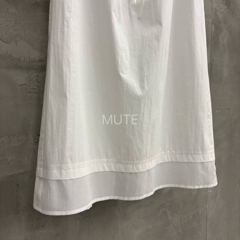 MUTE-P韓國直郵實拍女士新款26春夏人氣職業26夏季長裙SMUTE長裙