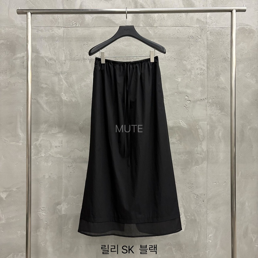 MUTE-P韓國直郵實拍女士新款26春夏人氣職業26夏季長裙SMUTE長裙圖色3