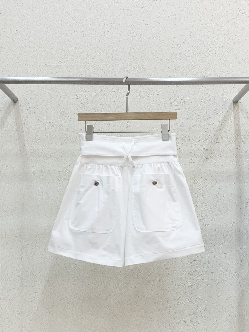 LIGHT AND SALT韓國東大門直郵女士新品26夏季短褲口袋亞麻LIGHT AND SALT短褲