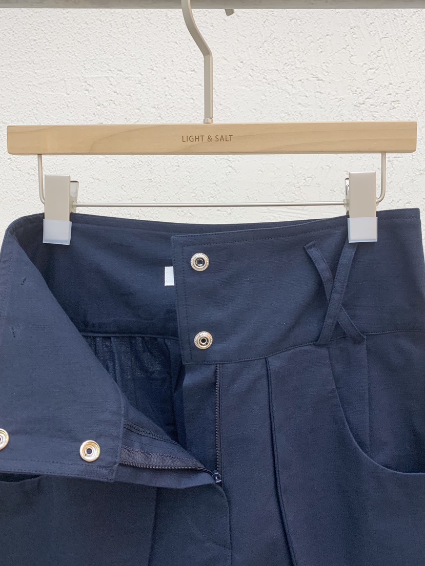 LIGHT AND SALT韓國東大門直郵女士新品26夏季短褲口袋亞麻LIGHT AND SALT短褲