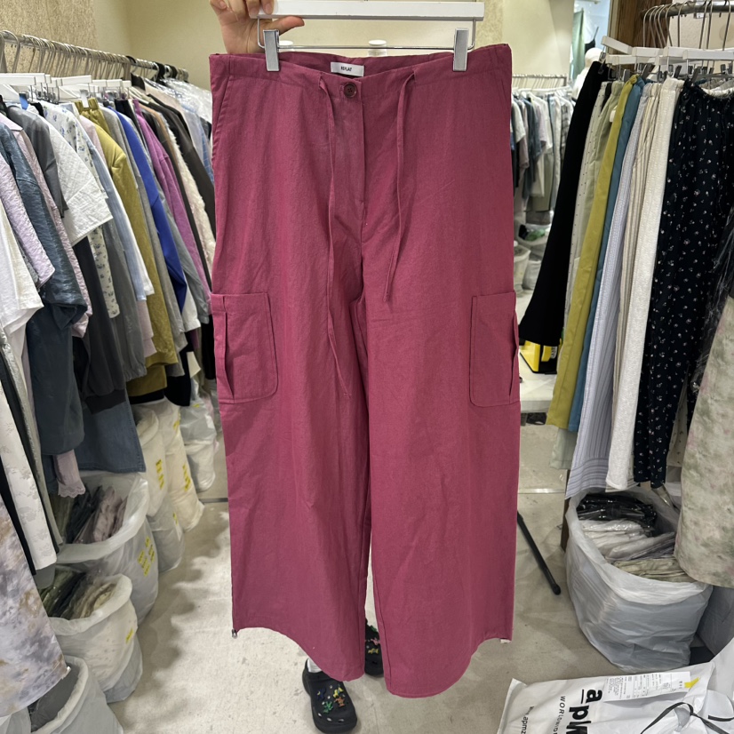REFLAT韓國代購女士新品26夏季推薦時尚職業熱賣休閑褲口袋REFLAT休閑褲圖色1